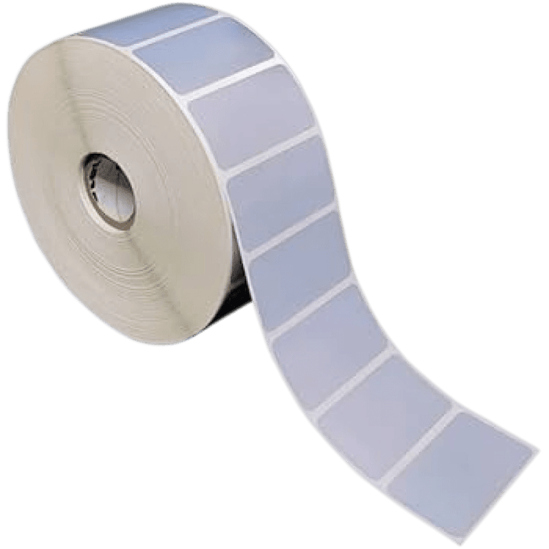 ETIQUETAS DE 5.1 X 2.5 (cm) VOID PLATEADA DE SEGURIDAD