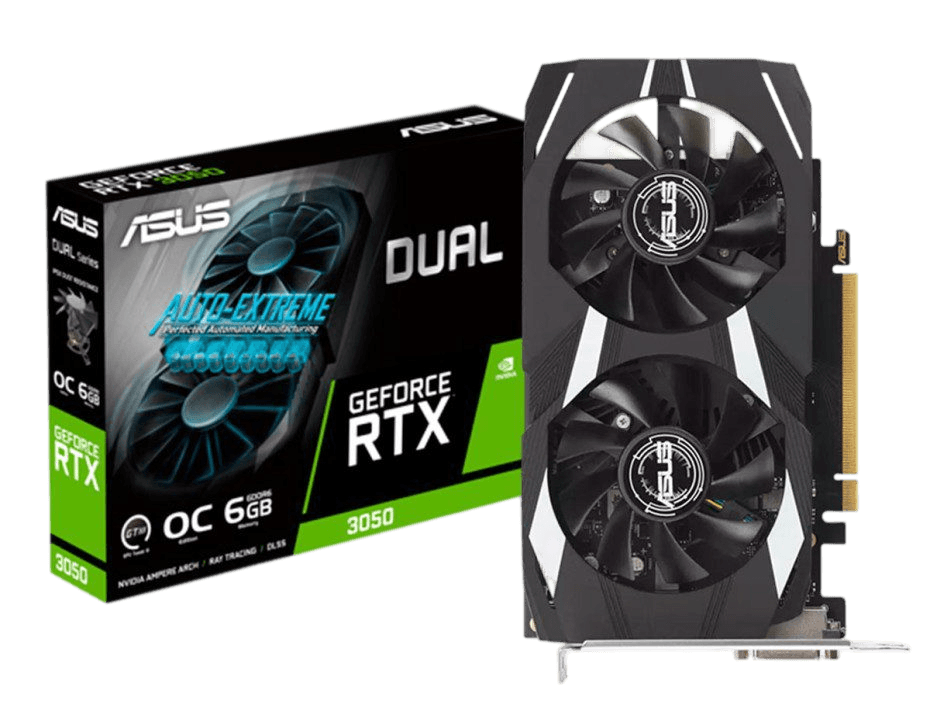 Tarjeta de Video ASUS Dual RTX 3050 OC 6GB