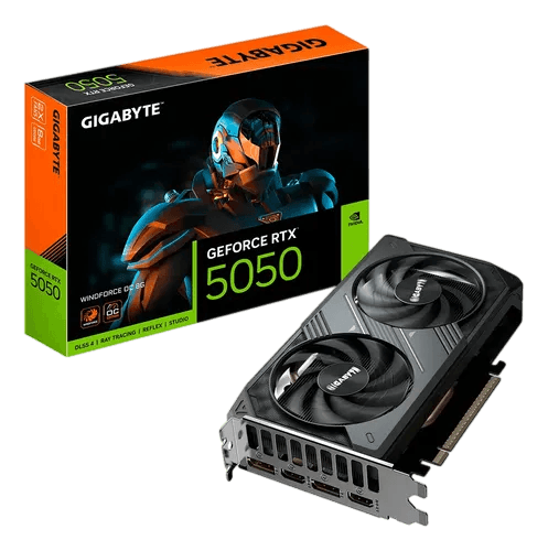 Tarjeta de Video Gigabyte RTX 5050 Windforce OC V2 8GB
