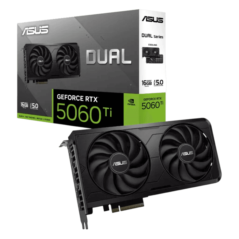 Tarjeta de Video ASUS Dual RTX 5060 Ti EVO OC 16GB