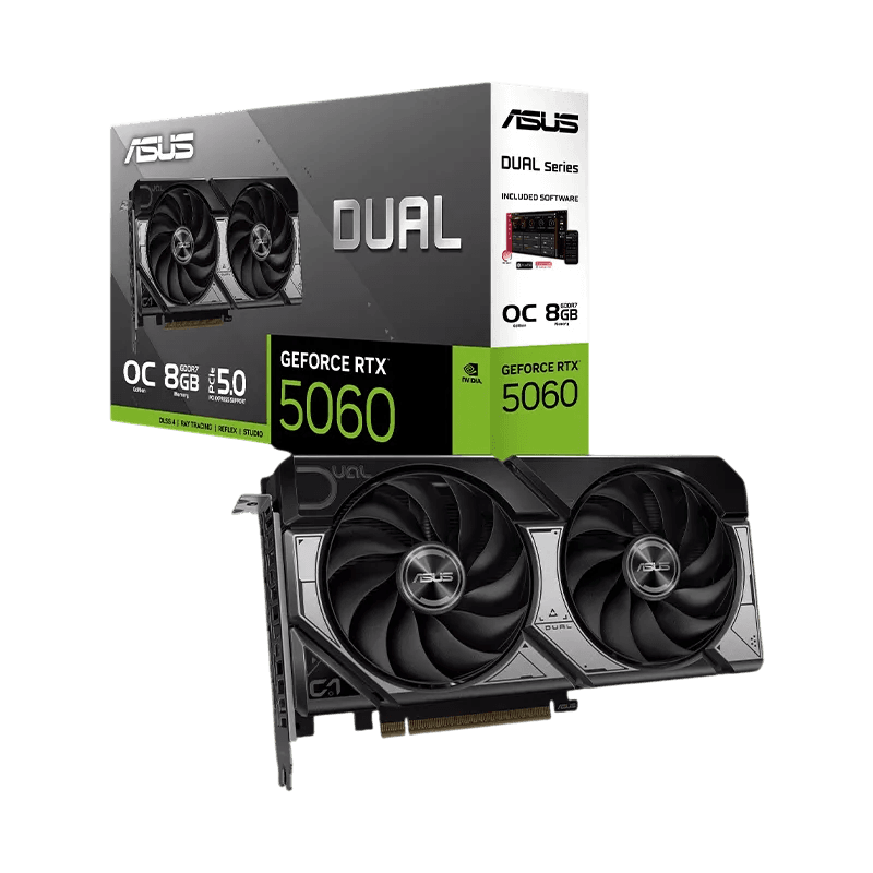 Tarjeta de Video ASUS Dual RTX 5060 OC 8GB