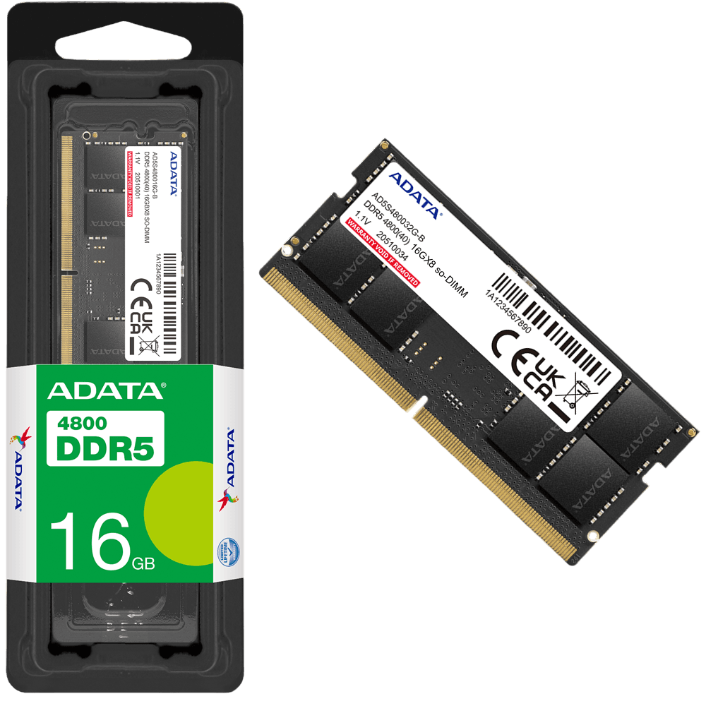 Memoria RAM ADATA 16GB DDR5 SODIMM